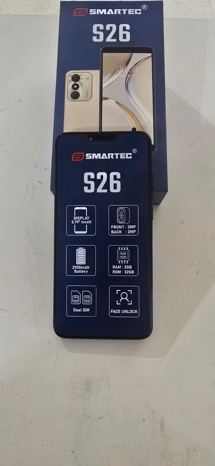 Smartec S6 2G 32G 2900mah batterie